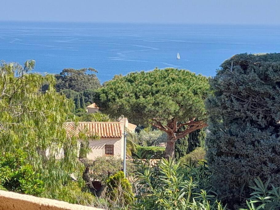 4-Star Private Villa With Heated Pool And Panoramic Sea View At Gulf De Saint Tropez Cavalaire-sur-Mer Exterior foto
