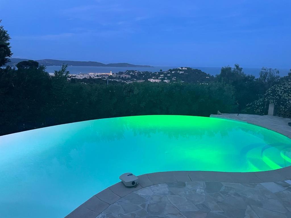 4-Star Private Villa With Heated Pool And Panoramic Sea View At Gulf De Saint Tropez Cavalaire-sur-Mer Exterior foto