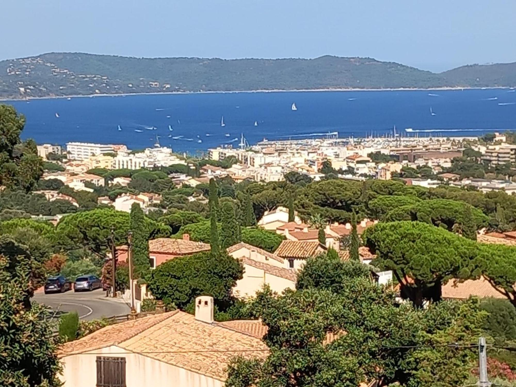 4-Star Private Villa With Heated Pool And Panoramic Sea View At Gulf De Saint Tropez Cavalaire-sur-Mer Exterior foto