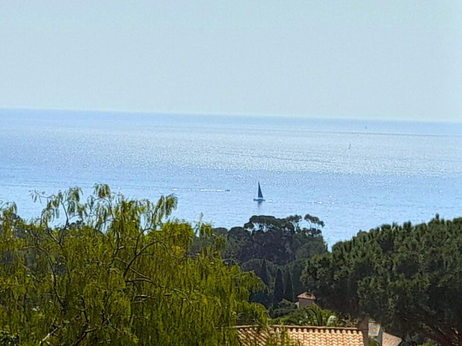 4-Star Private Villa With Heated Pool And Panoramic Sea View At Gulf De Saint Tropez Cavalaire-sur-Mer Exterior foto