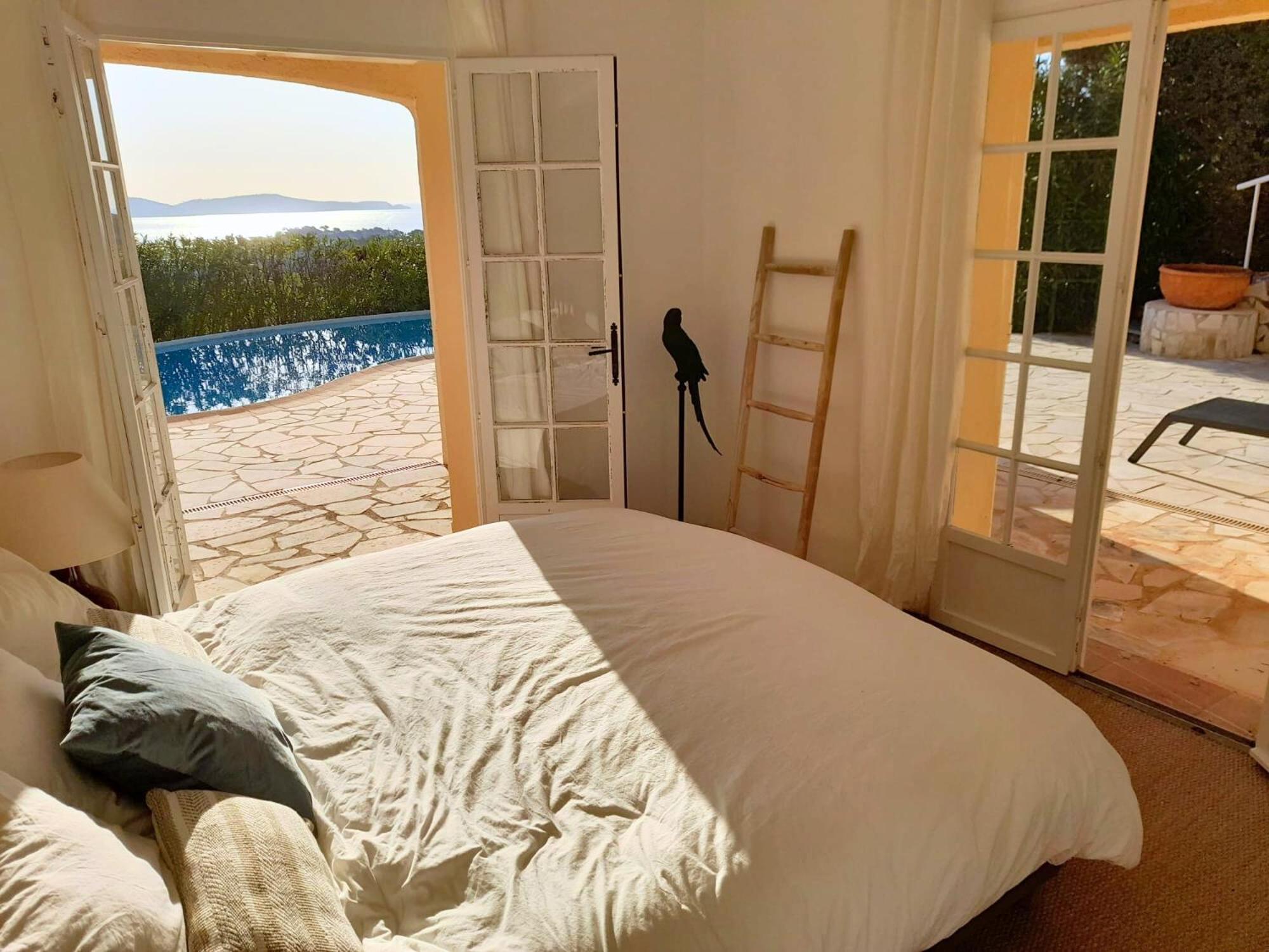 4-Star Private Villa With Heated Pool And Panoramic Sea View At Gulf De Saint Tropez Cavalaire-sur-Mer Exterior foto
