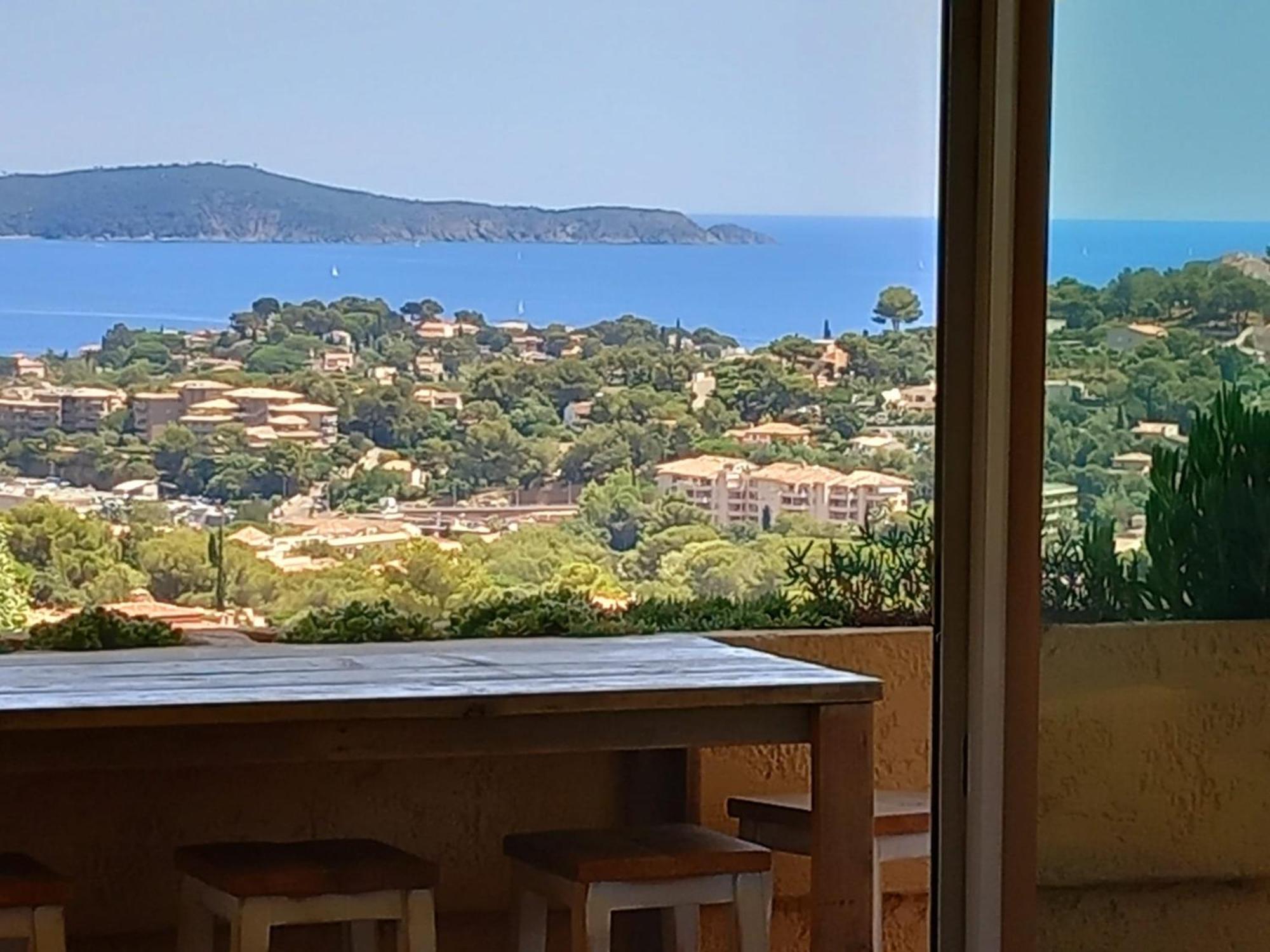 4-Star Private Villa With Heated Pool And Panoramic Sea View At Gulf De Saint Tropez Cavalaire-sur-Mer Exterior foto